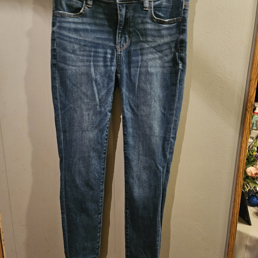 American Eagle Outfitters Dark Blue Skinny Jeans